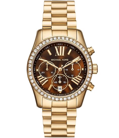 michael kors lexington womens gold